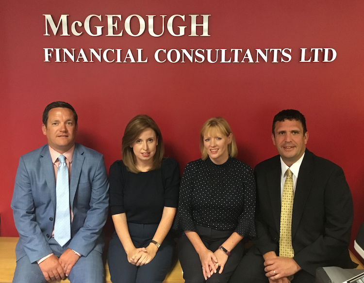 Meet our Friendly, Expert Team at McGeough Financial Consultants. David, Donna, Patricia & Mark.